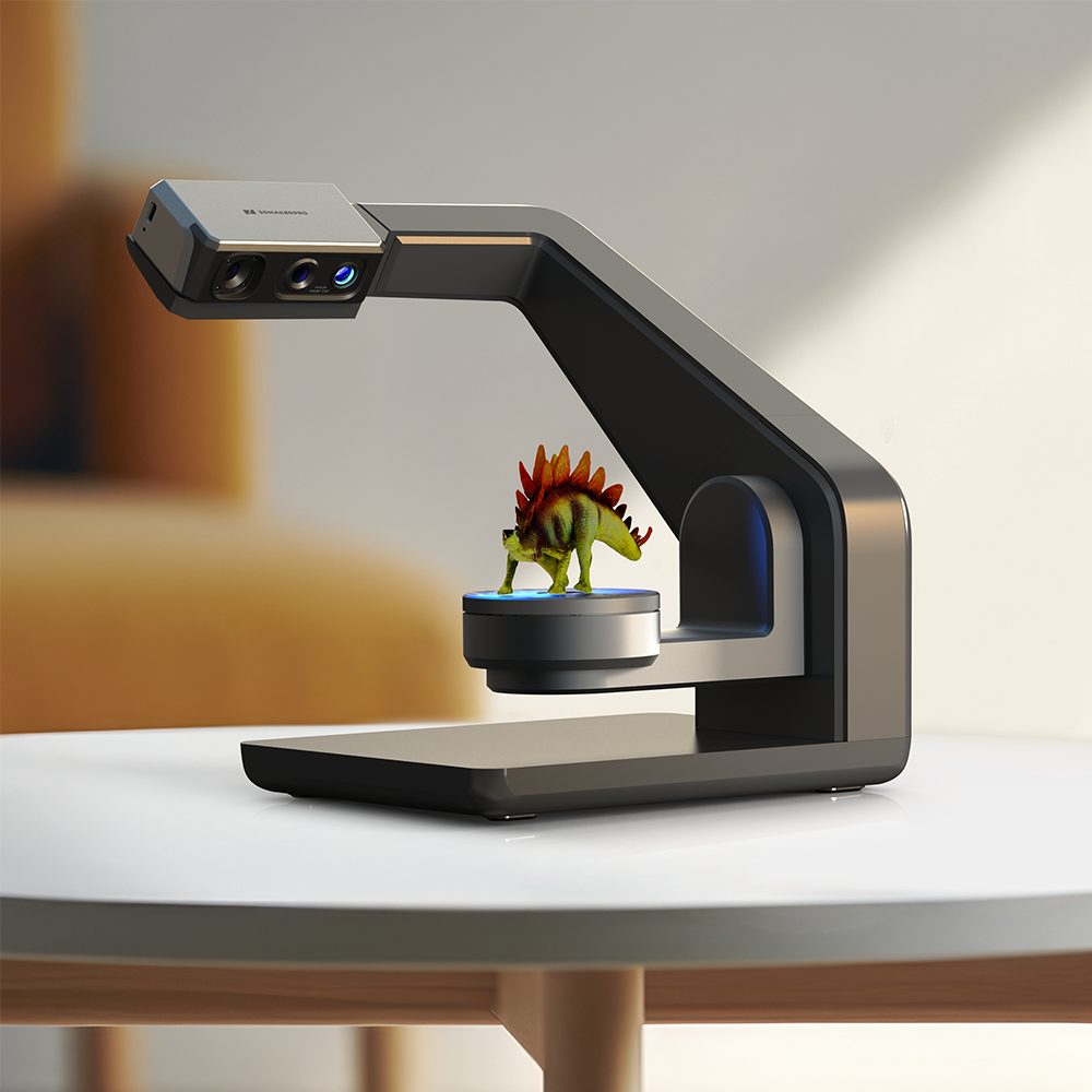 Scanner 3D à plateau tournant