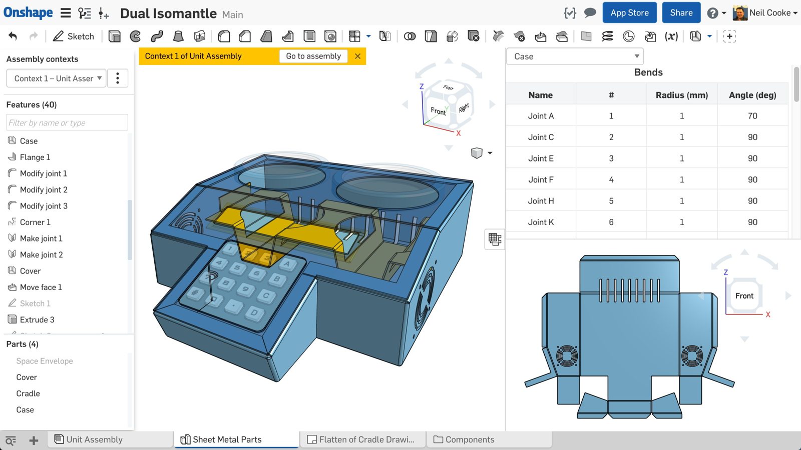 Assemblage dans Onshape